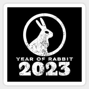 Rabbit Year 2023 Rabbit 2023 Chinese New Year's Astrology Zodiac Sticker